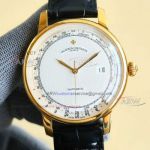 Copy Vacheron Constantin white dial Swiss 9015 movement minimalist heritage watch 